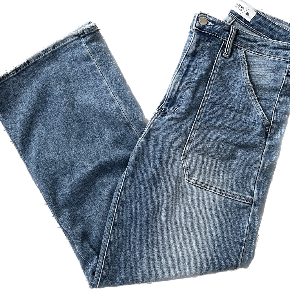 Just Black Denim - The Patch Pocket Wide Leg